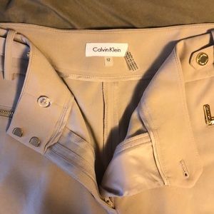Size 12 tan Calvin Klein pants